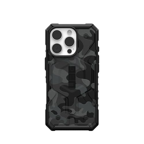 Image of Urban Armor Gear UAG Pathfinder SE Magnetic Compatible, Rugged Lightweight Shockproof Protective Case Compatible with iPhone 16 Pro (6.1-inch, 2024) - Midnight Camo