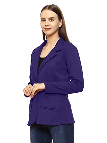 Image of ROARERS WOMEN REGULAR LENGTH POLY FLEECE SOLID COAT