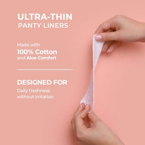 Image of Chumz Panty Liners for Women Daily Use | Aloe Vera Panty Liners 60 Count (Pack of 2) | 185mm Long | Ultra Thin, High Absorbency & Leak Proof | Cottony Soft Pantyliner for Women with Pouch | Fresh Comfort All Day