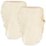 2 Stück 40 X 60 cm Auto Ledertuch, Super Saugfähig Fensterleder Echt Leder, Fusselfrei und Hinterlässt Keine Spuren, Trockene und Nasse Anwendung, Ledertuch Autopflege für Autos, Fenster und Glas