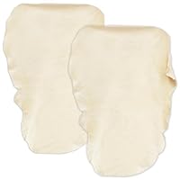 2 Stück 40 X 60 cm Auto Ledertuch, Super Saugfähig Fensterleder Echt Leder, Fusselfrei und Hinterlässt Keine Spuren, Trockene und Nasse Anwendung, Ledertuch Autopflege für Autos, Fenster und Glas