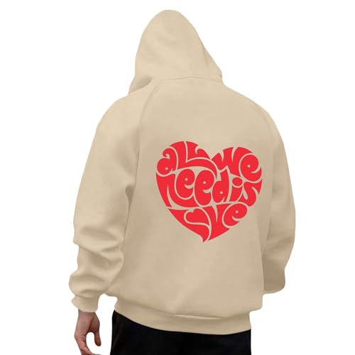Pull-over pour homme en fleece rose avec manches longues confort