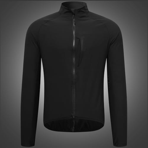Chaqueta ciclismo cortaviento con elementos reflectantes miniatura 6