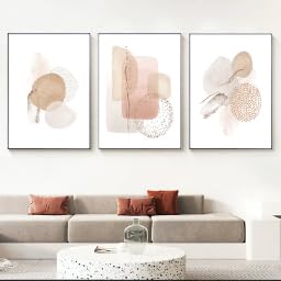 Póster y lámina para pared con diseño abstracto e impresión de alta definición sobre lienzo