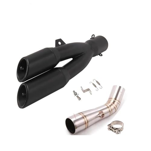 Tuyau d'échappement pour Benelli 502c et TRK502C avec silencieux complet noir