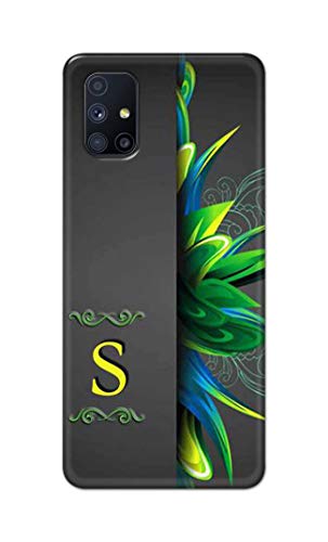 Image of Name II Initial II Letter Alphabet S Hard Back Case Cover for Samsung Galaxy M51, SM-M515F / DSN Back Cover -(J5) VNS2222
