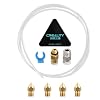 CR الرسمي PTFE أنبوب تفلون أنبوب بودين لأجزاء استبدال الطابعة ثلاثية الأبعاد 1.75 مم Ender الملحقات الأصلية تشمل أنبوب بودين * 1 م ، فوهة * 4