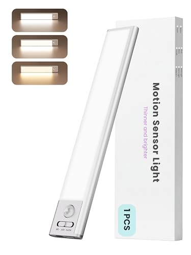 Wildley 9in LED Under Cabinet Light Motion Sensor USB Rechargeable 1 Pack