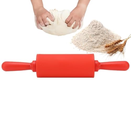 Rouleau Patisserie, 23 Cm/9,1 Pouces, Rouleau à Pâtisserie En Silicone Antiadhésif De 9 Pouces Rouleau Patisserie Bois Rouleau à Pâte En Silicone Petit...