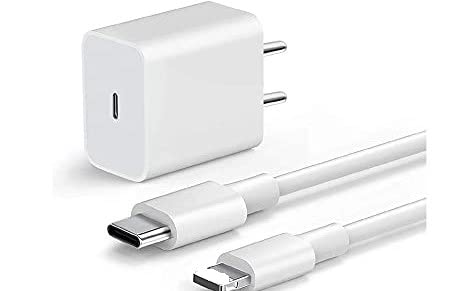 Image of Original 20W Wall Charger Adapter and C Cable for iPhone 14 Pro | iPhonr 14 Pro Max Type C Lightning Cable