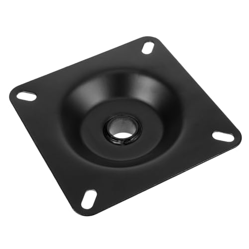 Piètement en métal noir robuste avec base stable pour fauteuil coiffure
