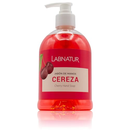Jabón de Manos Cereza 500 ml Labnatur. Notas Dulces y...