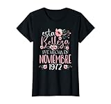 Hecha En Noviembre 1972 Mujer Regalo 50 años Cumpleaños ¿Tienes una fiesta de cumpleaños próximamente? ¿Necesitas el regalo perfecto para este cumpleaños? Esta prenda de cumpleaños retro vintage es la mejor idea de regalo de cumpleaños.
