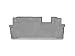 WeatherTech Custom Fit FloorLiners for Honda Pilot - 3rd Row (461743), Grey