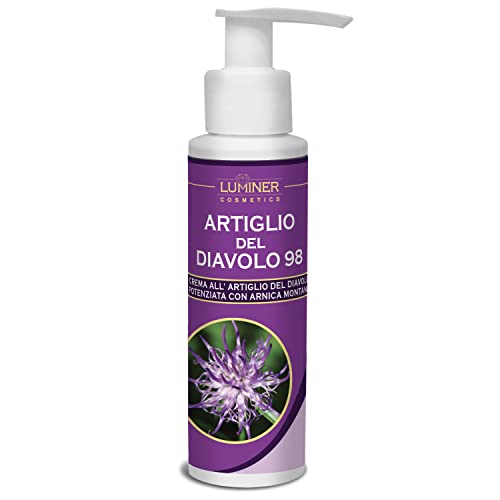 LUMINER Ungüento Extra Fuerte Harpago 100ml, Crema de Harpago y Árnica para Masajes Articulares y Musculares, Fórmula Natural Concentrada de Acción Rápida Made in Italy
