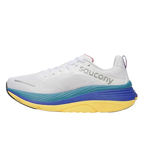 Saucony Men's Hurricane 24, White Storm, 15