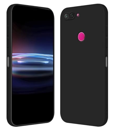 RankOne Funda para Xiaomi MI 8 Lite (6.26' Inches) Carcasa de Silicona de TPU Suave - Negro