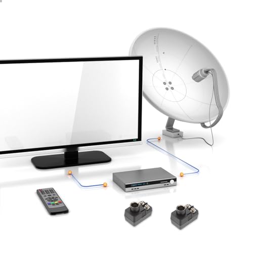 Adaptateur TV ohm coaxial rapide Uonlytech convertisseur antenne compact - 4