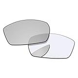 PapaViva Replacement Lenses for Spy Optic Dirty Mo Sunglass Eclipse Gray Photochromic Non-polarized