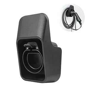 astoneves EV-opladerhouder, Aan de muur gemonteerde houder voor elektrische voertuigen, EVSE Oplaadmondstuk Dockmontage voor Type 2 IEC 62196-2 Stekker