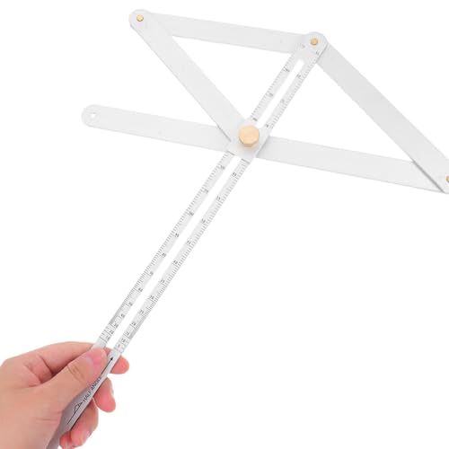 Transportador metálico plegable para medición de ángulos miniatura 4