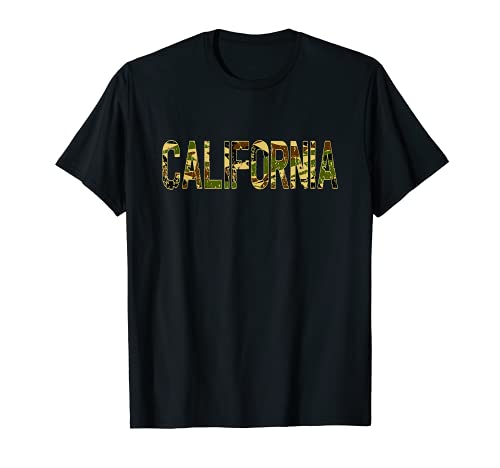 California Camo vieilli T-Shirt