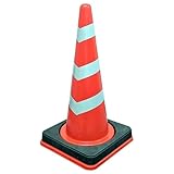 スコッチコーン (赤白)＆樹脂製コーンベットセット（別送の場合有） KK7RW-PB2K ウイングエース 高さ700mmカラーコーン (赤白) 三角コーン コーンベット プラベット コーンウエイト2kg