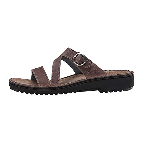 Naot Women s Geneva Sandal Brown Haze Lthr 7 M US