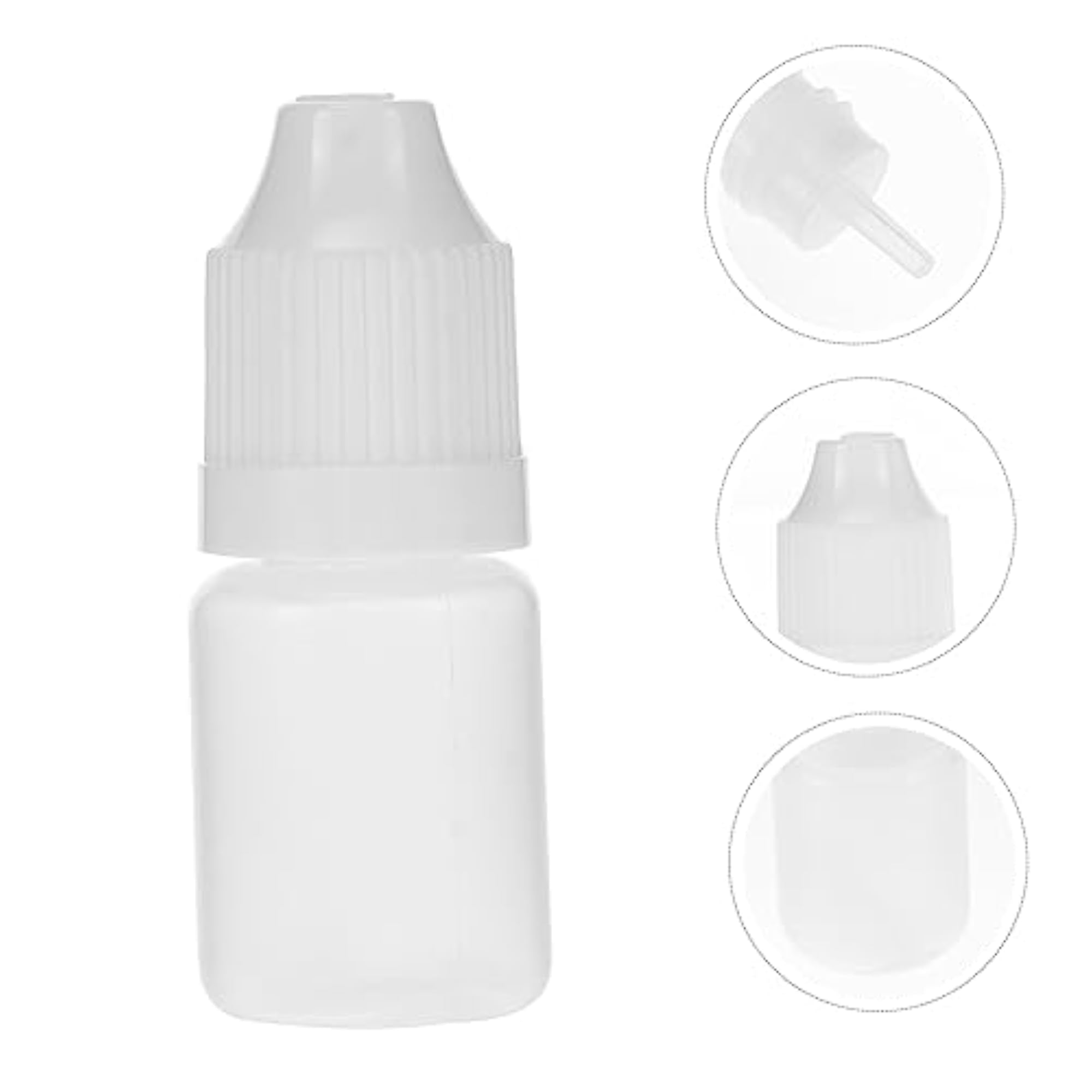 20pcs Plastic Eye Dropper Bottles Refillable Containers