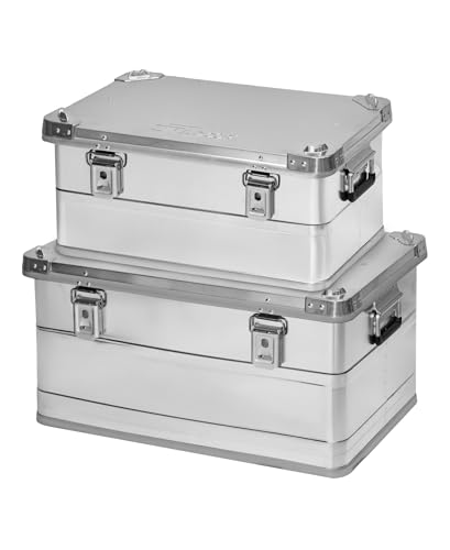 FIELDOOR �A���~ �R���e�i �{�b�N�X �W�t�� ���[�{�b�N�X �t�^�t�� ���[�P�[�X ���[BOX ������� ������� �X�g�b�J�[ �y�� �X�^�b�L���O BOX �A�E�g�h�A �L�����v ���[�� �e�[�u�� [M&L�T�C�Y] [�V���o�[]