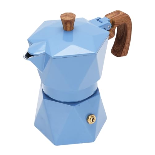 Cafetera italiana de aluminio anodizado 2 tazas 2400 cc miniatura 3