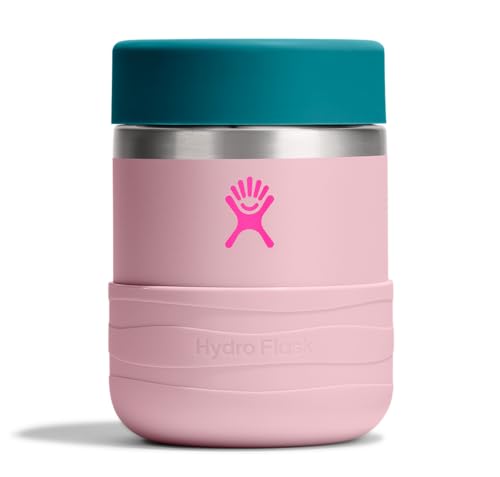Image of Hydro Flask Insulated Food Container - Snack Container for Kids and Lunch Box - 12 Oz Food Jar in Blossom Pink
