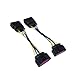 Lskioer 2Pcs 14 to 10 Pin Xenon HID Headlamp Headlight Connector Plug Adapter Fits for VW Jetta 2015, Replaces 1J0 973 737