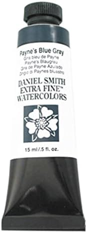 DANIEL SMITH Extra Fine Watercolor 15ml Tube, Payne's Blue-Gray, 0.5 Fl Oz (Pack of 1)