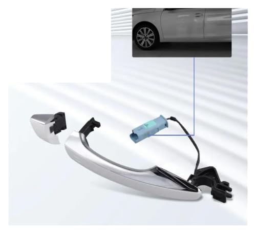 Poignée de porte extérieure pour Citroën 2008 4008 idéale pour trajets quotidiens
