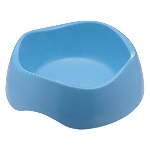 Beco Pets, Bamboo Dog Food & Water Bowl, Non-Slip, Easy Clean, Blue, Small Cover