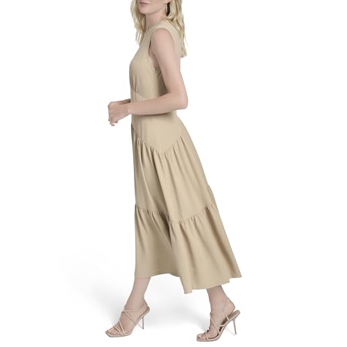 Robe midi sans manches DKNY ajustée : sublimez votre silhouette - 3