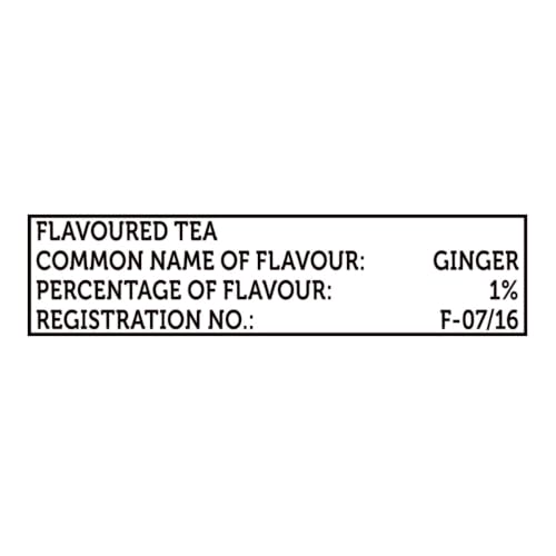 Image of Tetley Ginger Zing Flavoured Chai Black Tea 50 Tea Bags,100 Grams