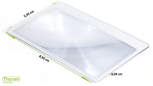 Thorani Pack Of Credit Card Size Pocket Magnifiers, Small Card Magnifier With 3X Magnification, Ultra Thin - Image 4
