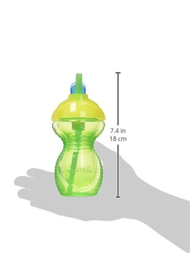 Munchkin Click Lock 2 Count Flip Straw Cup, 9 ounce (colors may vary)
