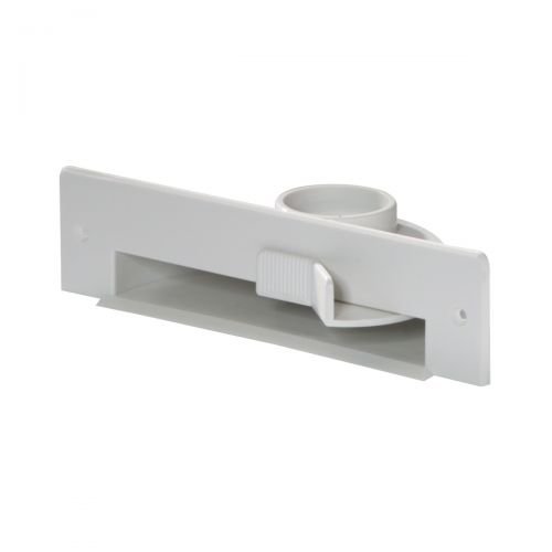 CANEUS Prise Ramasse-miettes Compatible Vacpan pour aspirateur Central – Blanc – même Dimensions, Montage identique