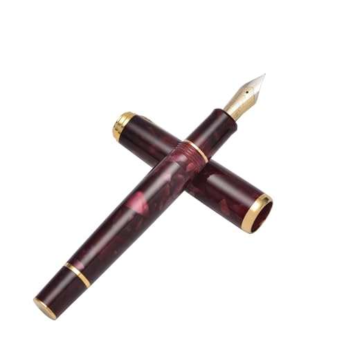 Stylo plume nébuleuse rouge foncé, le cadeau d'affaires idéal