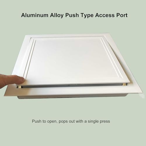 Panel de acceso de techo de aluminio impermeable con interruptor de presión para sótanos 7