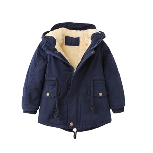 Manteau d'hiver avec capuche pour enfant idéal pour l'école et les jeux de récréation