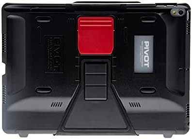 PIVOT Pro 105 - Compatible with iPad Pro 10.5-inch & iPad Air (3rd gen.) - 360 Degree Protection - for Professional Pilots, General Aviation - Black & Red