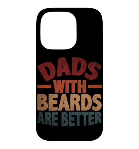 Das With Beards Funny ���̓� �ւ荂���� �v �p�p �X�}�z�P�[�X iPhone 14 Pro �p