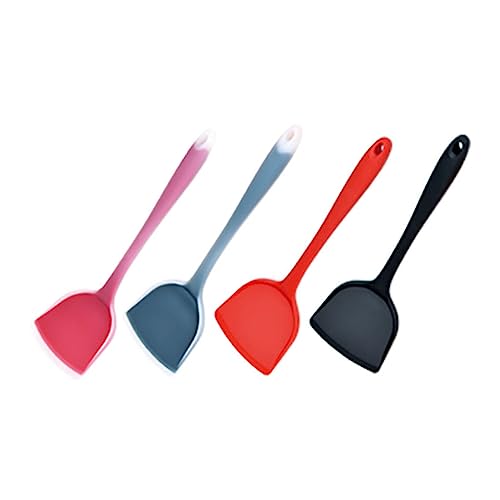 STOBAZA Non-stick Silicone Spatula Heat Resistant Long Handle Dishwasher Safe Kitchen Cooking Tool