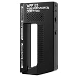 Wpp123 Wall Scanner, Handheld Electric Cable Power Detector with Alarm Cable Stud Pipe Detector for Wires and Pipes, High Sensitivity Metal Wire Detector for Walls Detect Floors Ceilings (No Battery)