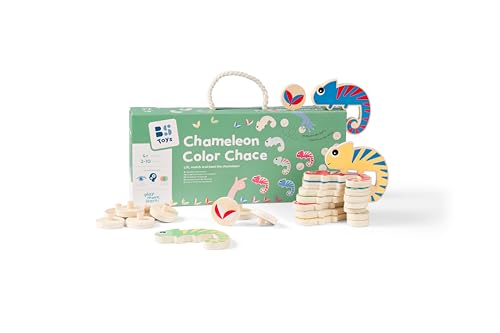 Wooden Chameleon Game - Juego de Memoria y Observación miniatura 5