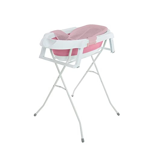 Safety 1st, Banheira Smile com Suporte, Pink